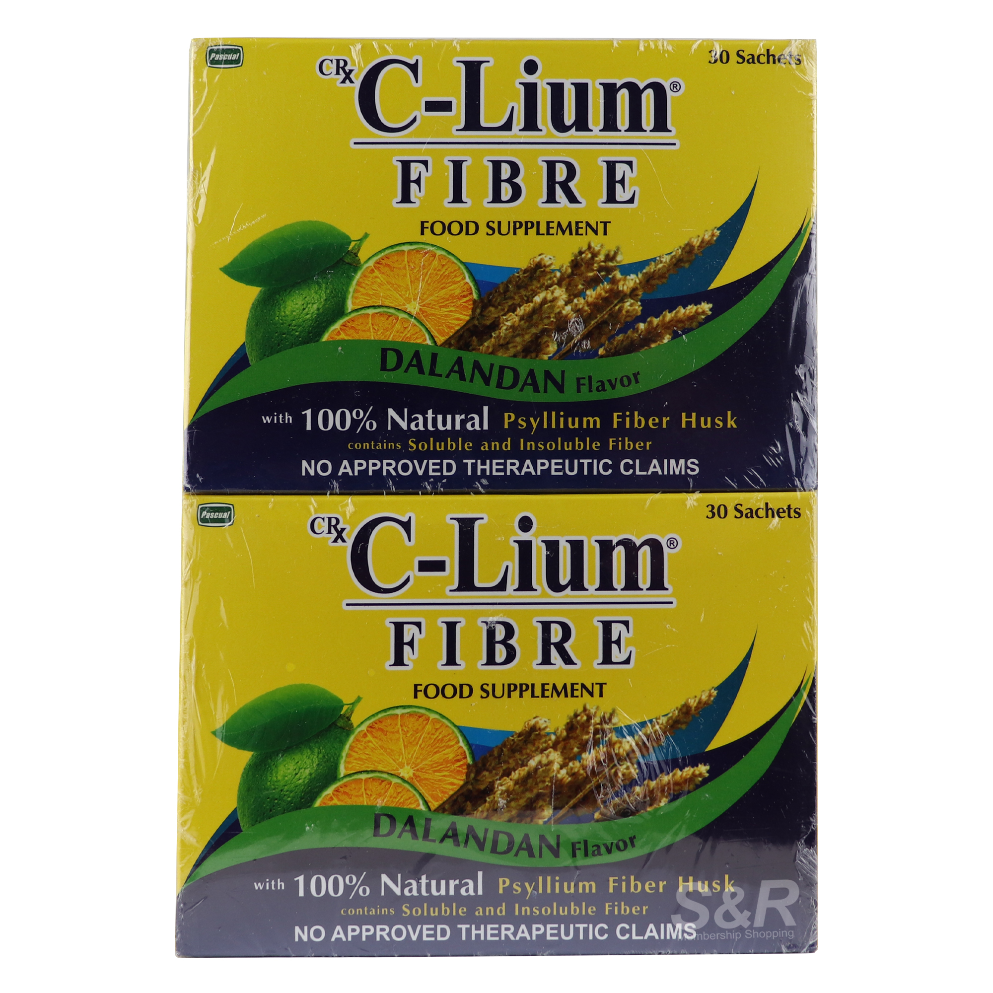 C-Lium Fibre Food Supplement Dalandan Flavor 60sachets C-Lium Fibre Food Supplement Dalandan Flavor 60sachets
